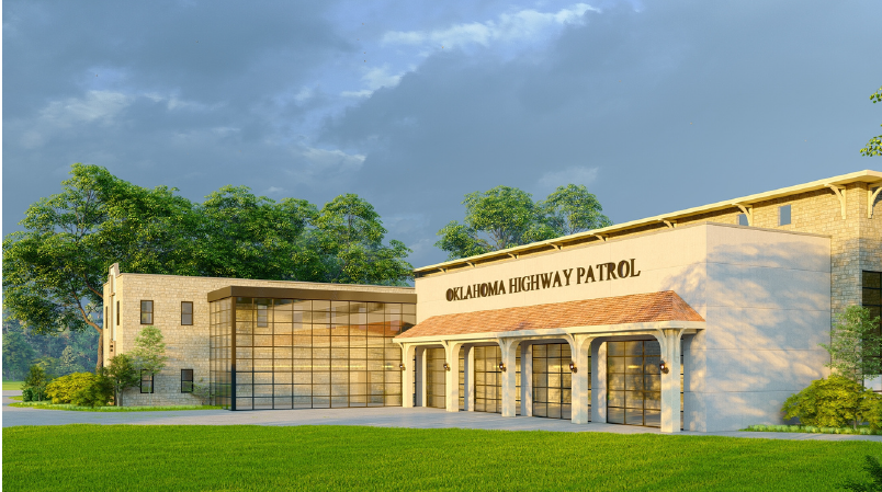 Proposed Oklahoma Highway Patrol Museum rendering